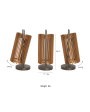 JAZZ Solar Outdoor Light - Teak / Bronze Aluminum